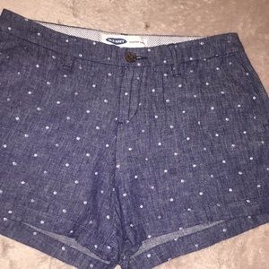 Women’s Denim Polka Dot Shorts